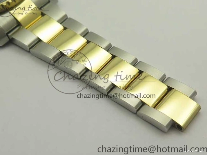 0504 GMT Master II 116713 GMF 904L Steel Edition Green Dial on SS YG Bracelet A Lightweight 3386
